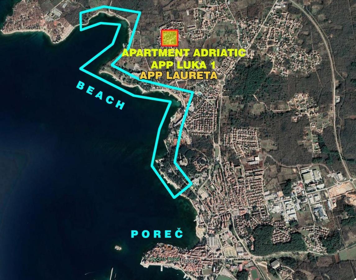 Apartment Laureta Poreč Dış mekan fotoğraf